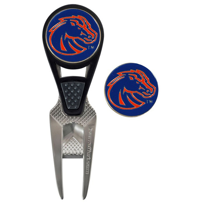 Boise State Broncos CVX Repair Tool & Ball Markers Set Boise State Broncos CVX Repair Tool & Ball Markers Set