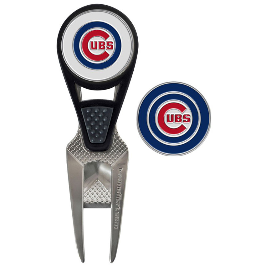Chicago Cubs CVX Repair Tool & Ball Markers Set Chicago Cubs CVX Repair Tool & Ball Markers Set