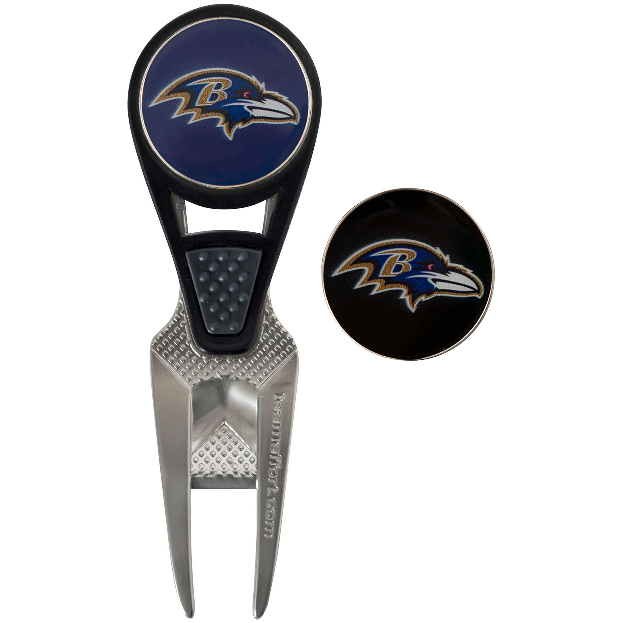 Baltimore Ravens CVX Repair Tool & Ball Markers Set Baltimore Ravens CVX Repair Tool & Ball Markers Set