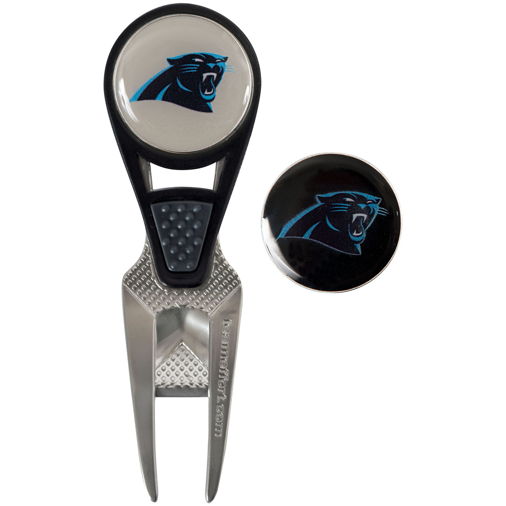 Carolina Panthers CVX Repair Tool & Ball Markers Set Carolina Panthers CVX Repair Tool & Ball Markers Set