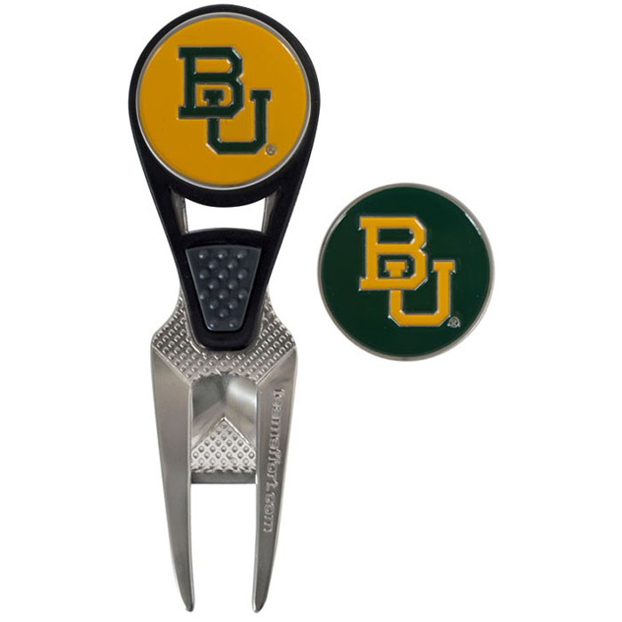 Baylor Bears CVX Repair Tool & Ball Markers Set Baylor Bears CVX Repair Tool & Ball Markers Set