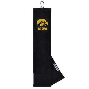 Iowa Hawkeyes 16" x 24" Face & Club Tri-Fold Towel