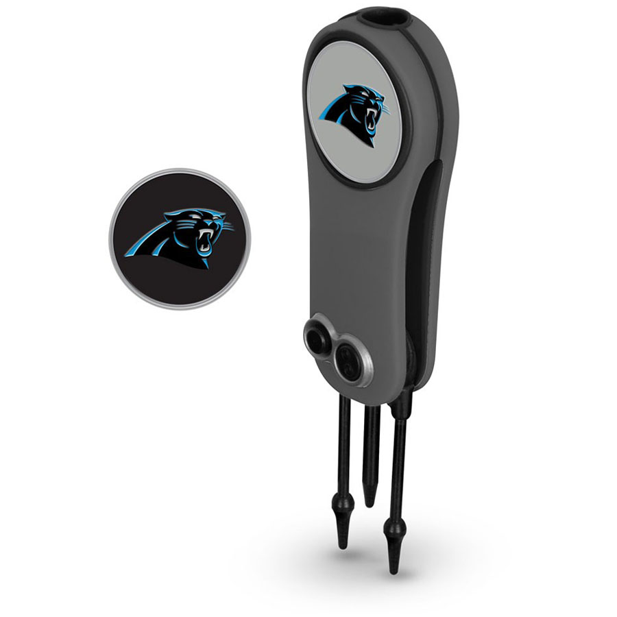 Carolina Panthers Switchblade Repair Tool & Two Ball Markers
