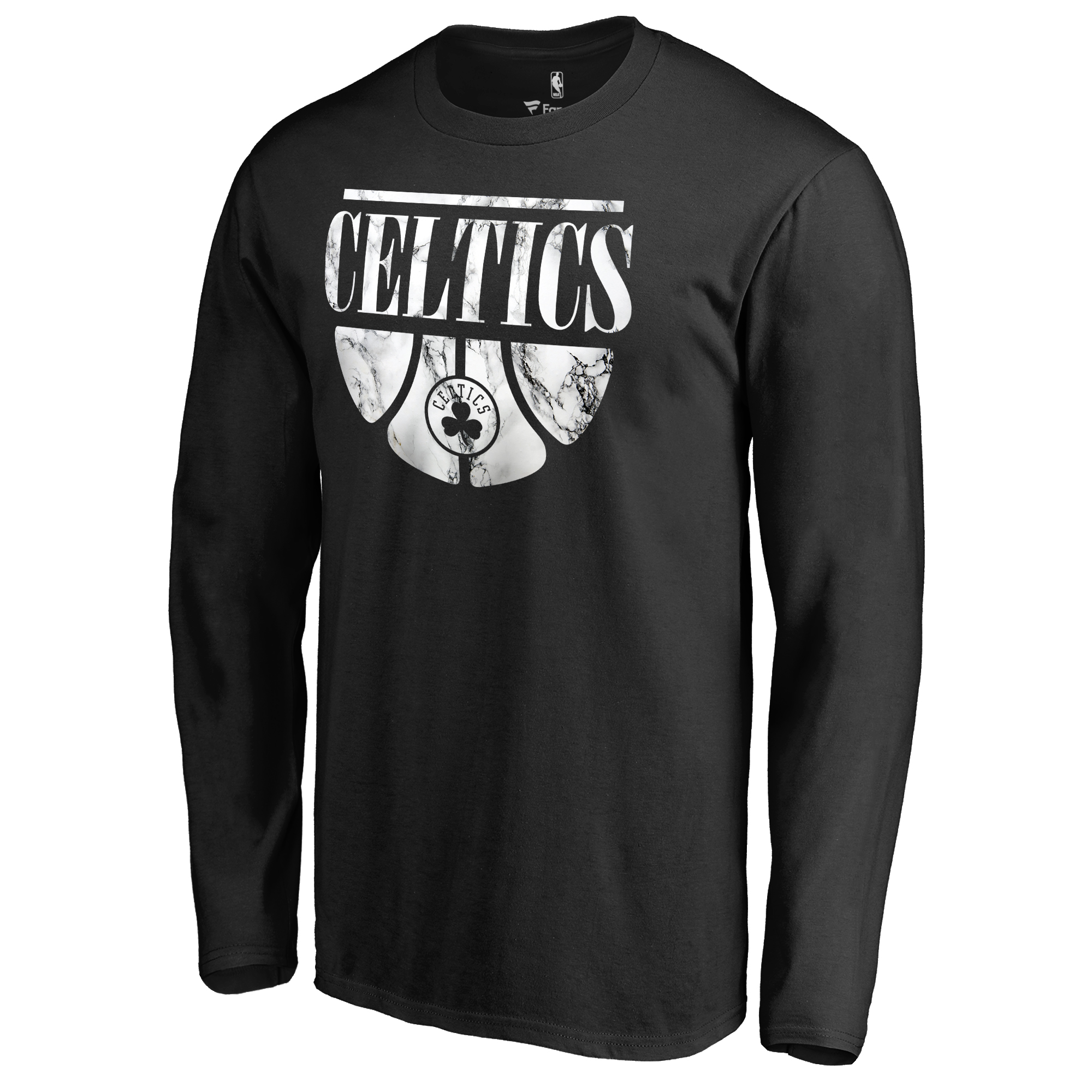 Men's Black Boston Celtics Buckets Long Sleeve T-Shirt