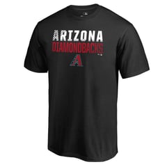 Men's Black Arizona Diamondbacks Fade Out T-Shirt
