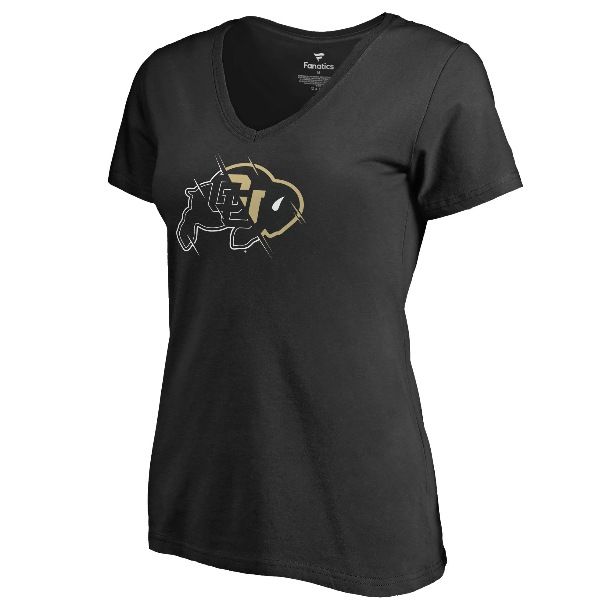 Women's Black Colorado Buffaloes X Ray V-Neck T-Shirt