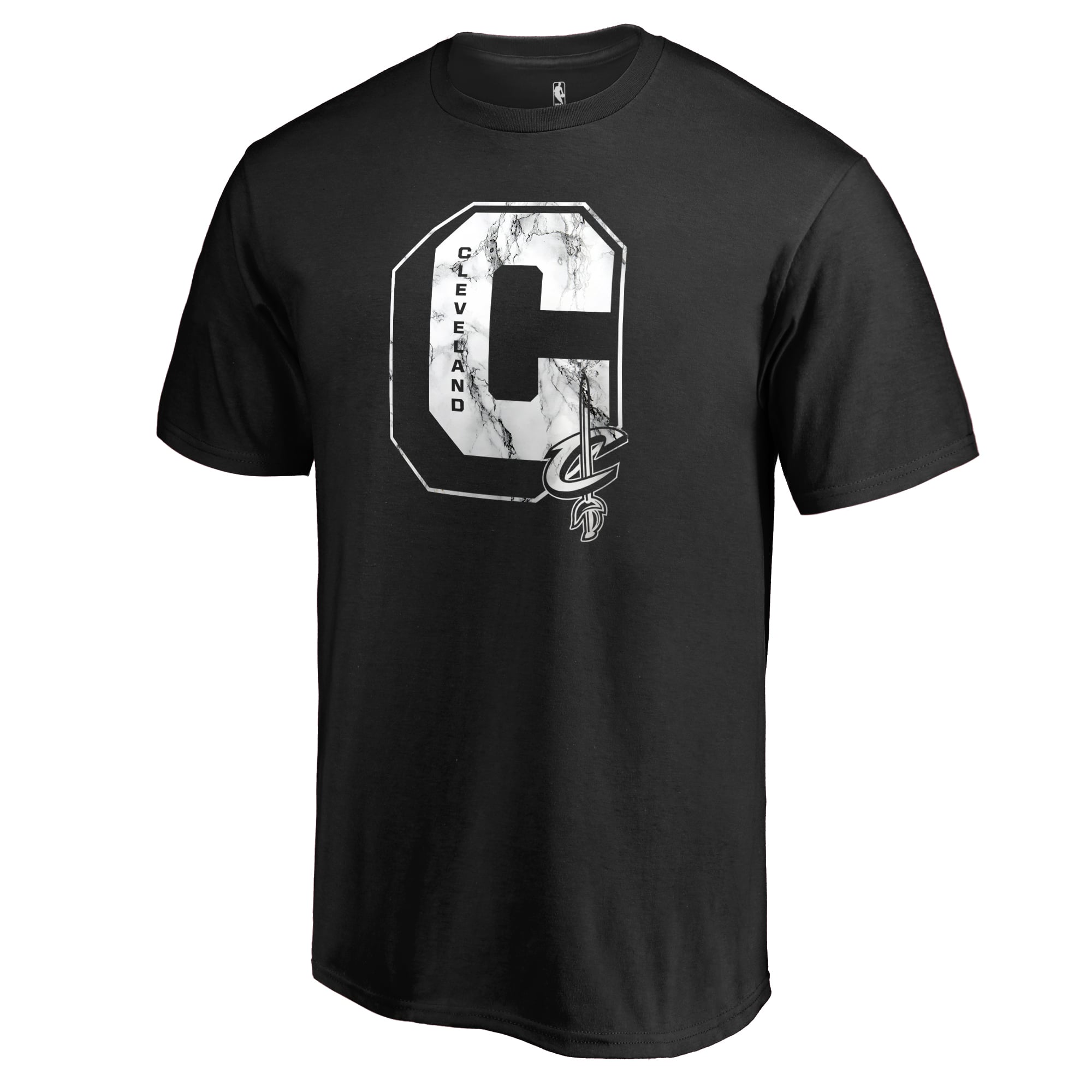 Men's Black Cleveland Cavaliers Letterman T-Shirt