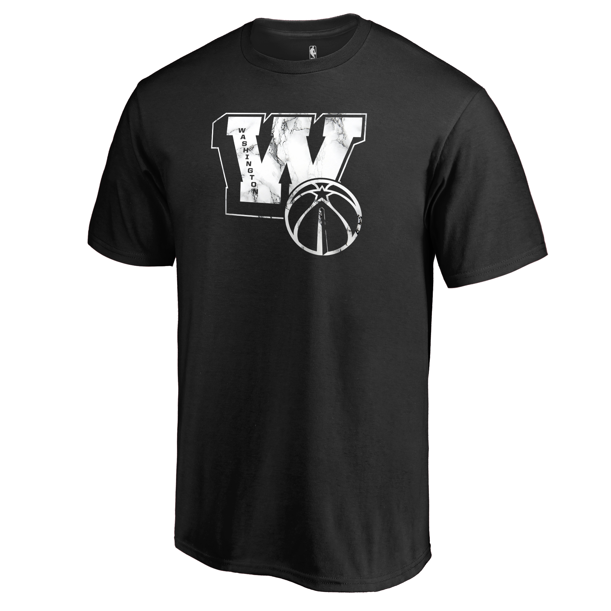 Men's Black Washington Wizards Letterman T-Shirt