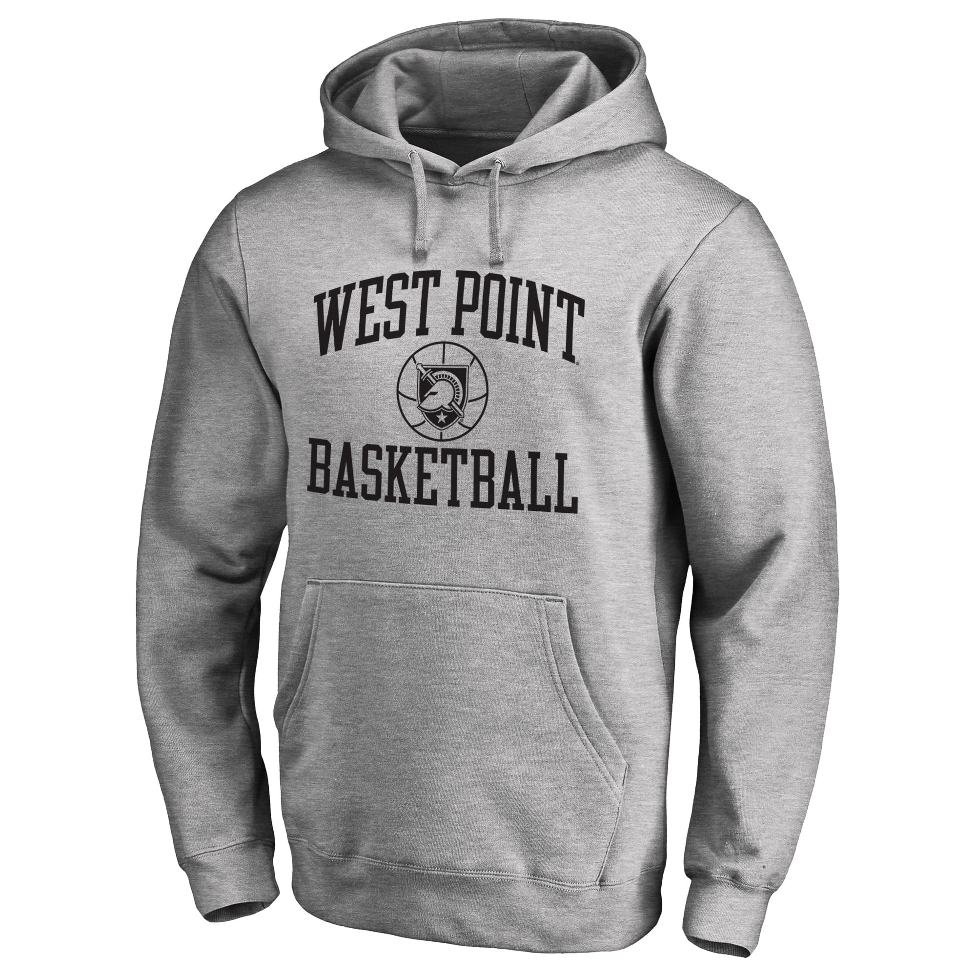 Men's Heathered Gray Army Black Knights In Bounds Pullover Hoodie