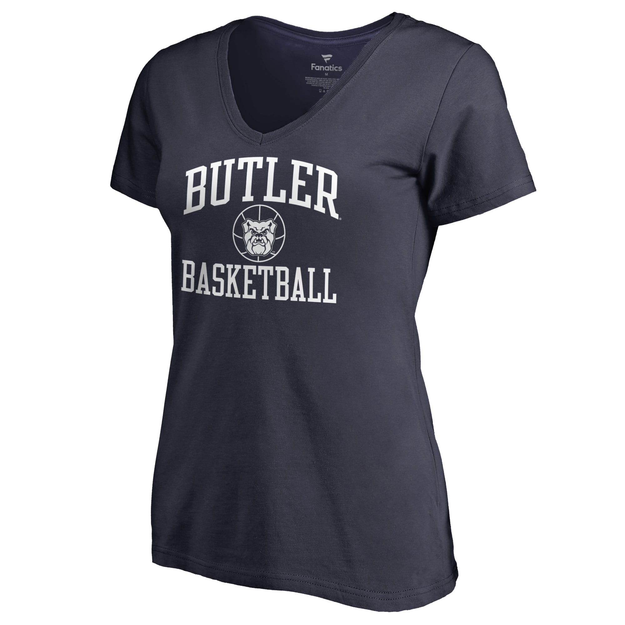 Women's Navy Butler Bulldogs In Bounds V-Neck T-Shirt