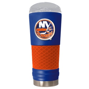 Blue New York Islanders 24oz. Powder Coated Draft Travel Mug