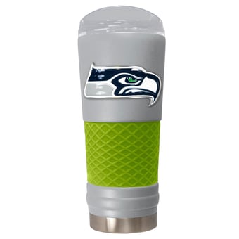 Gray Seattle Seahawks 24oz. Powder Coated Draft Travel Mug