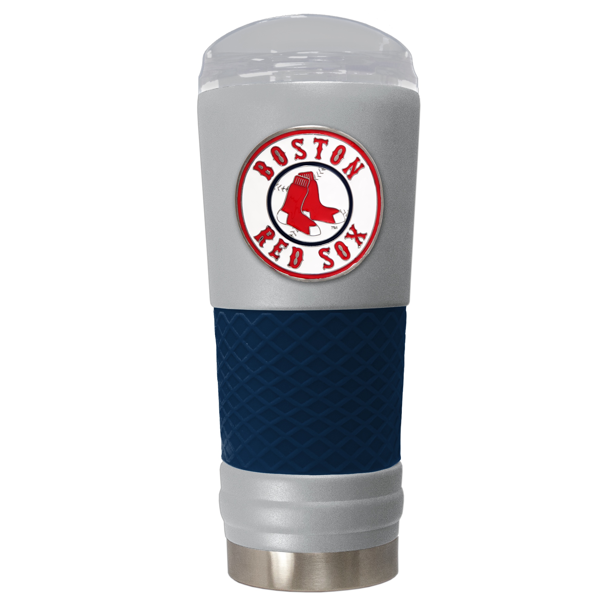 Gray Boston Red Sox 24oz. Powder Coated Draft Travel Mug