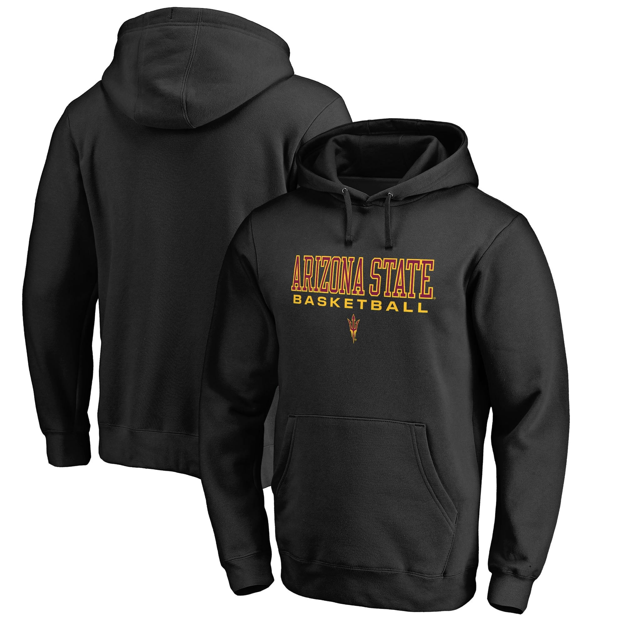 Men's Black Arizona State Sun Devils Team Unity Basketball Pullover Hoodie