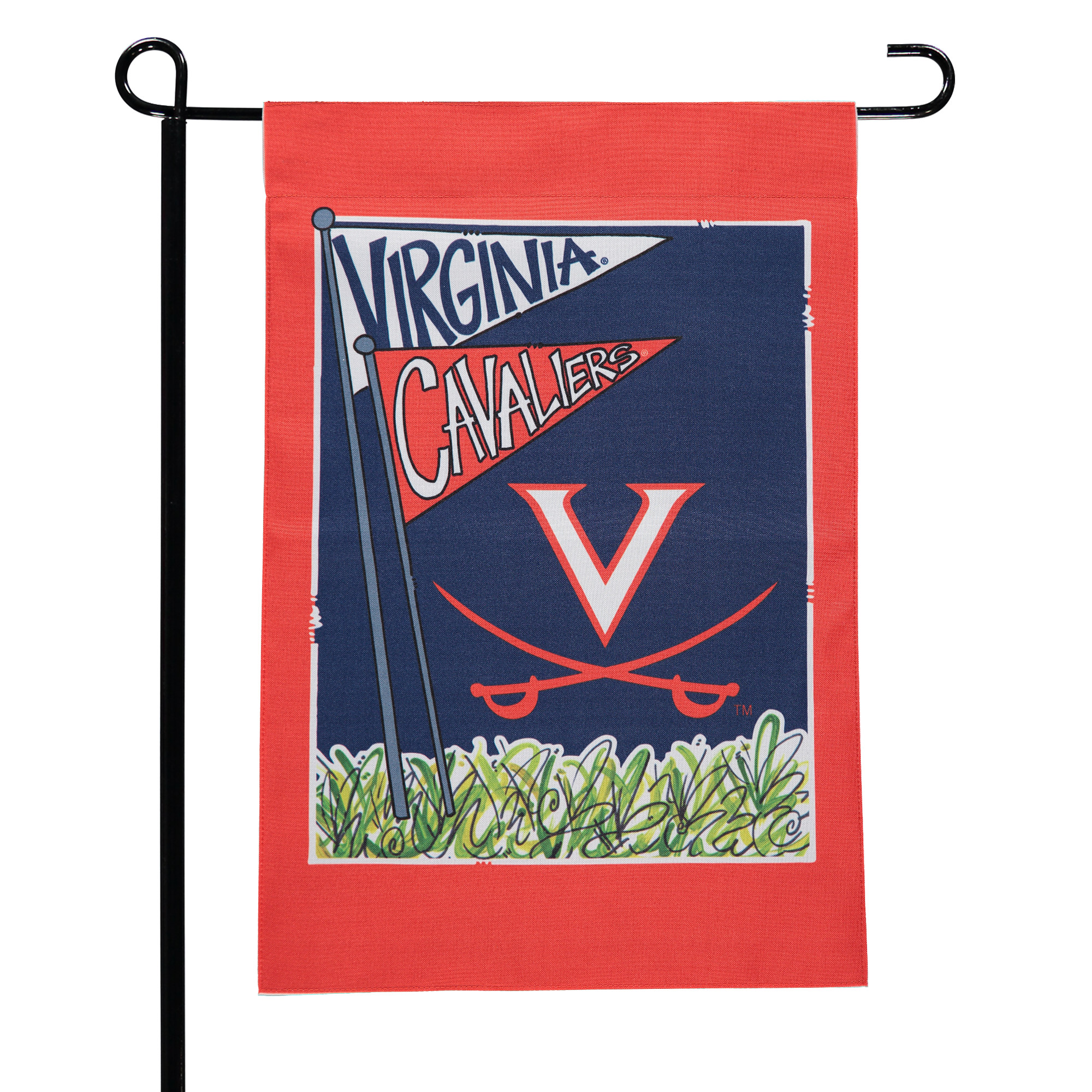Virginia Cavaliers 12" x 18" Mascot Double-Sided Garden Flag