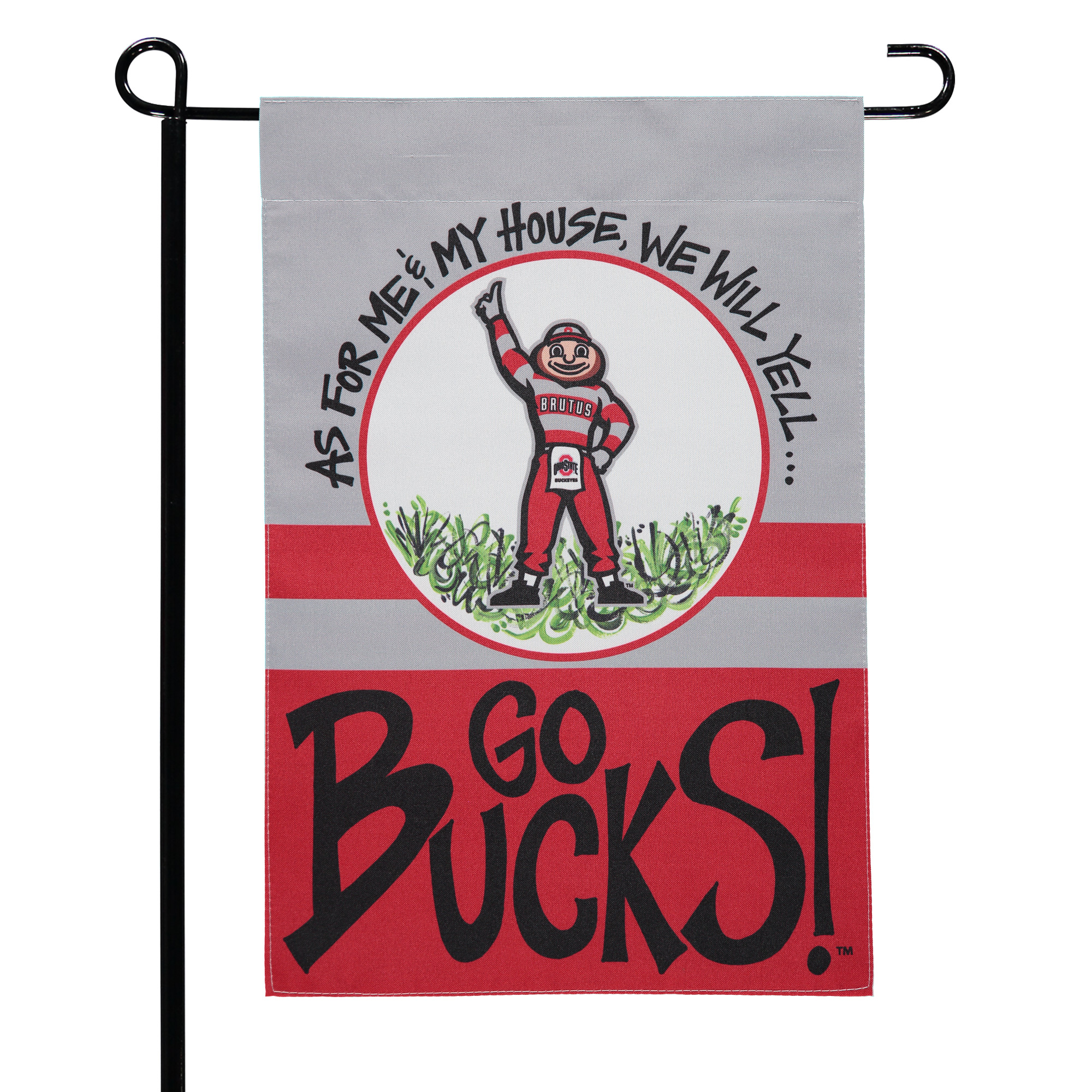 Ohio State Buckeyes 12" x 18" Double-Sided Garden Flag