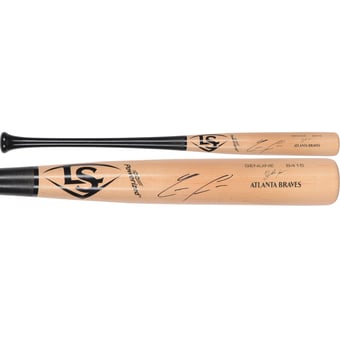 Ronald Acuna Jr. Atlanta Braves Autographed Louisville Slugger Game Model Bat