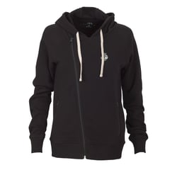 Women's Black Wofford Terriers Fleece Moto Jacket