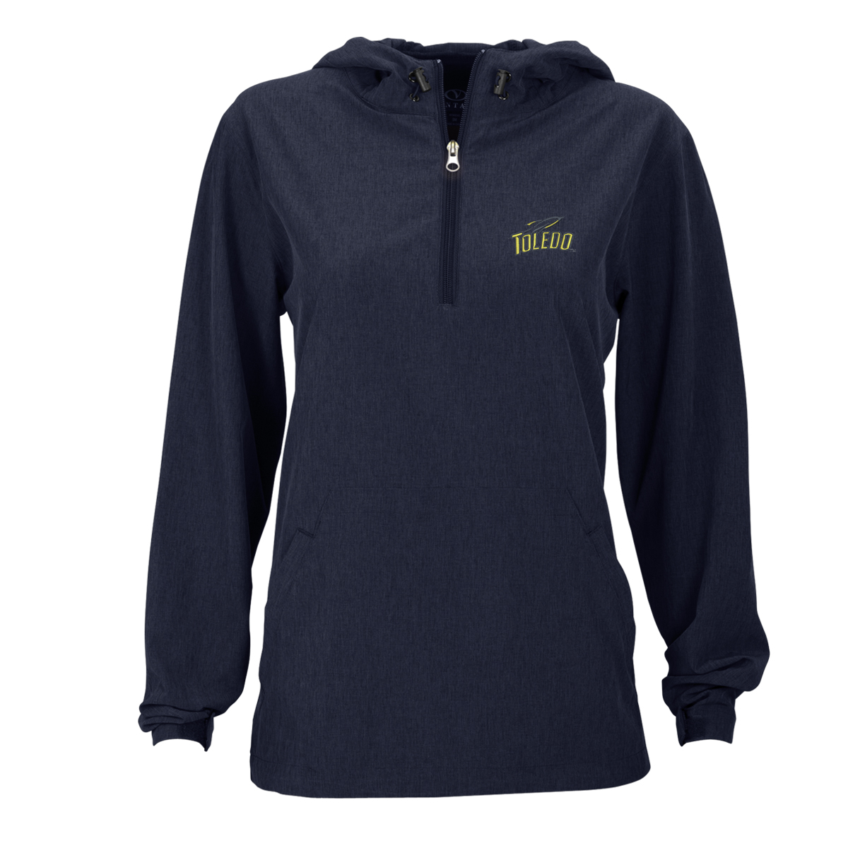 Women’s Navy Toledo Rockets Pullover Stretch Anorak Jacket