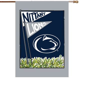 "Penn State Nittany Lions 28"" x 40"" Double-Sided House Flag"
