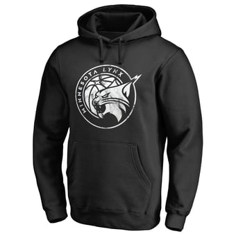 Men's Black Minnesota Lynx Marble Pullover Hoodie