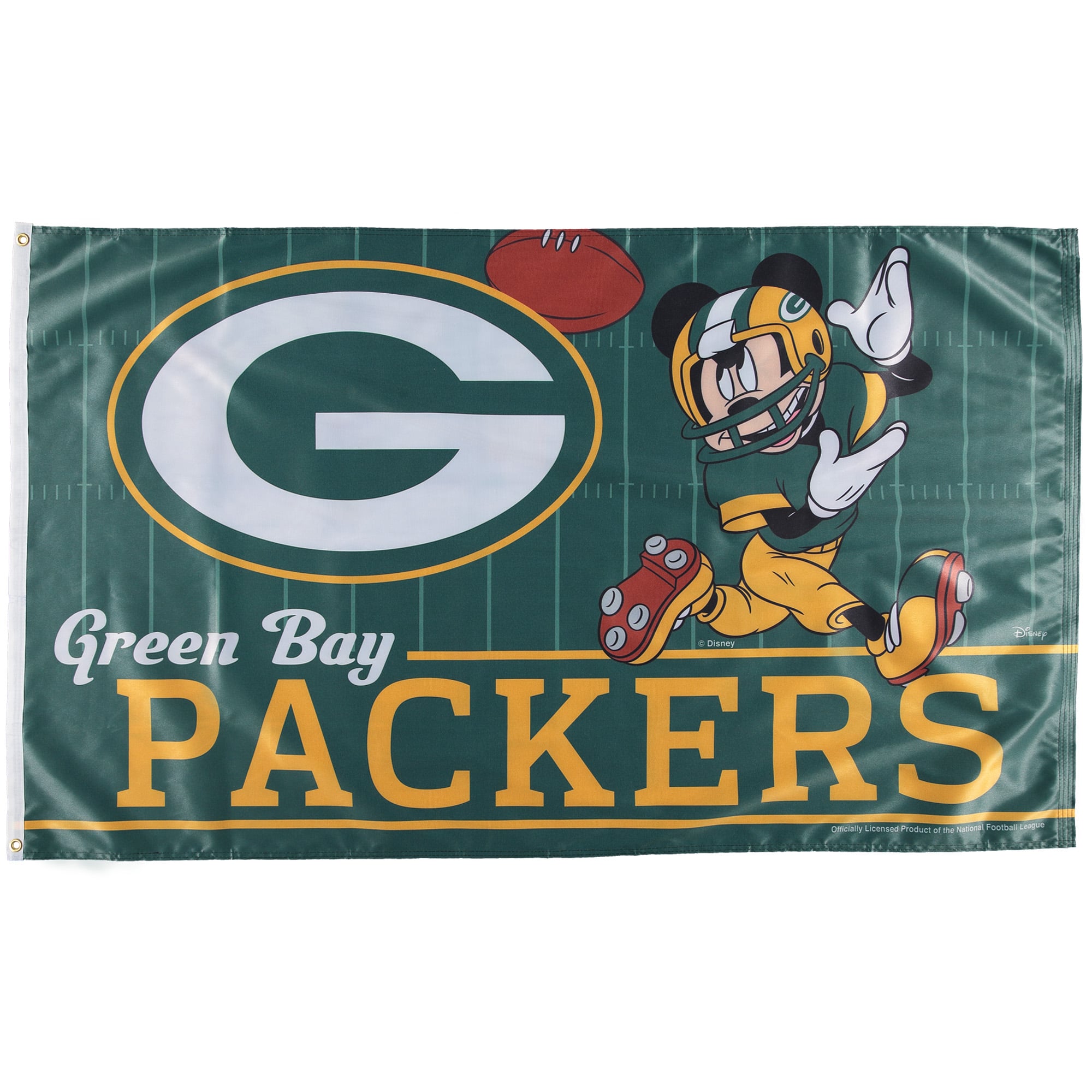 WinCraft Green Bay Packers One-Sided 3' x 5' Deluxe Flag