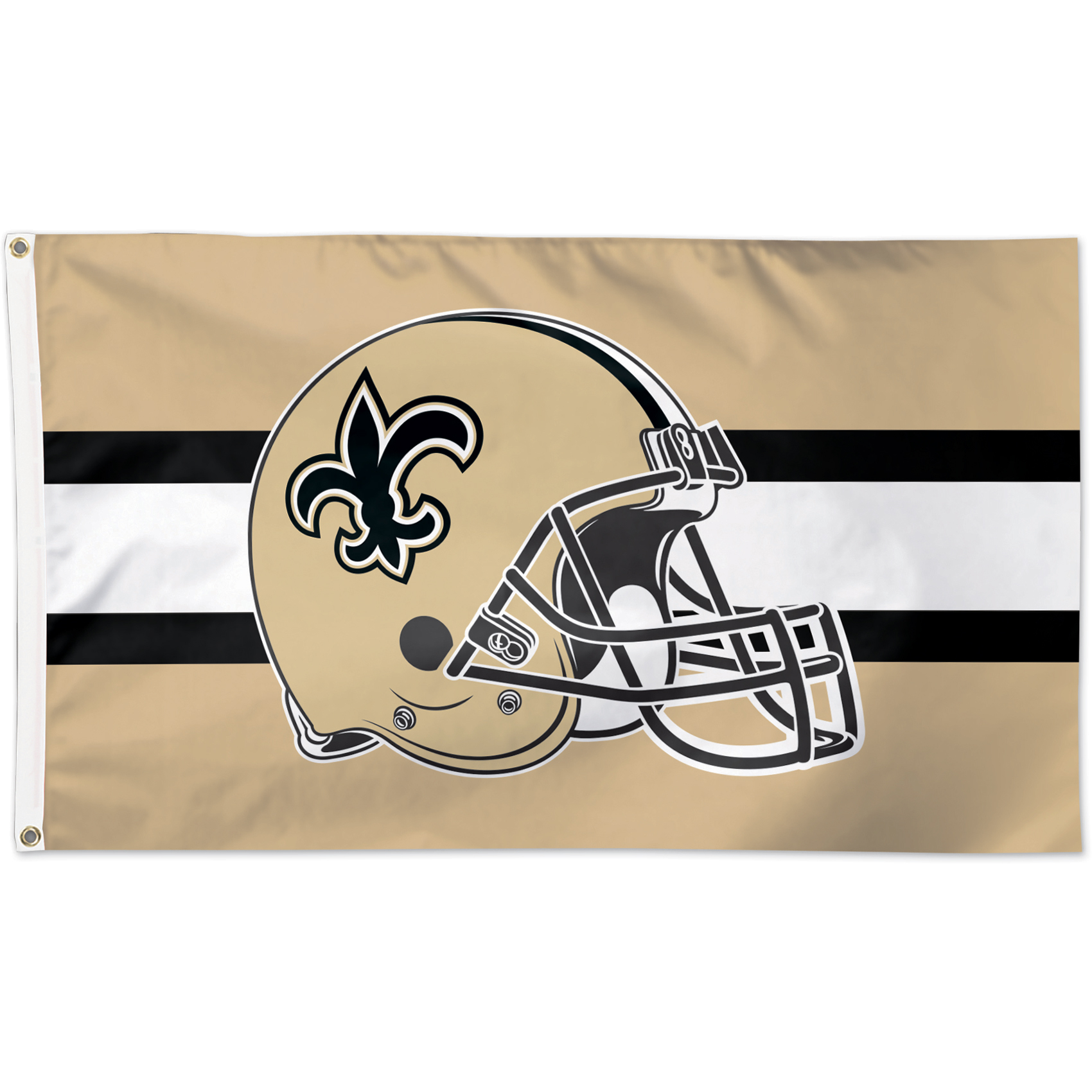 WinCraft New Orleans Saints Single-Sided 3' x 5' Deluxe Helmet Flag