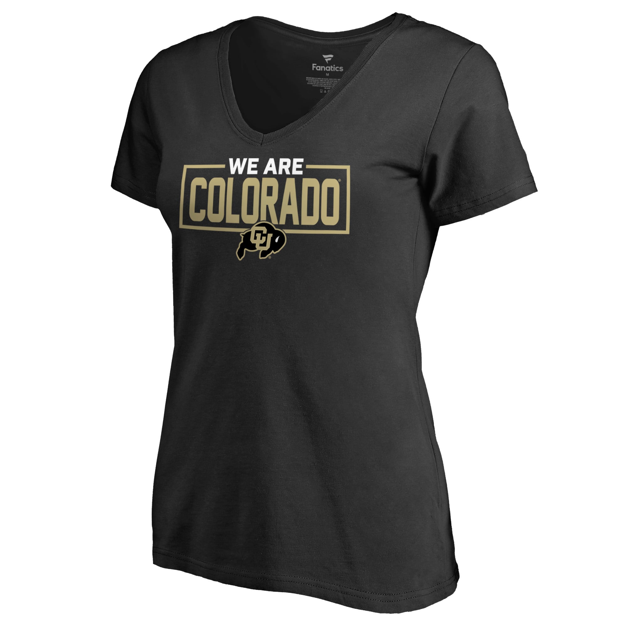 Women's Black Colorado Buffaloes We Are Icon V-Neck T-Shirt