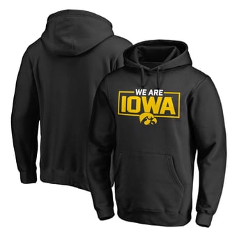 Men's Black Iowa Hawkeyes We Are Icon Pullover Hoodie