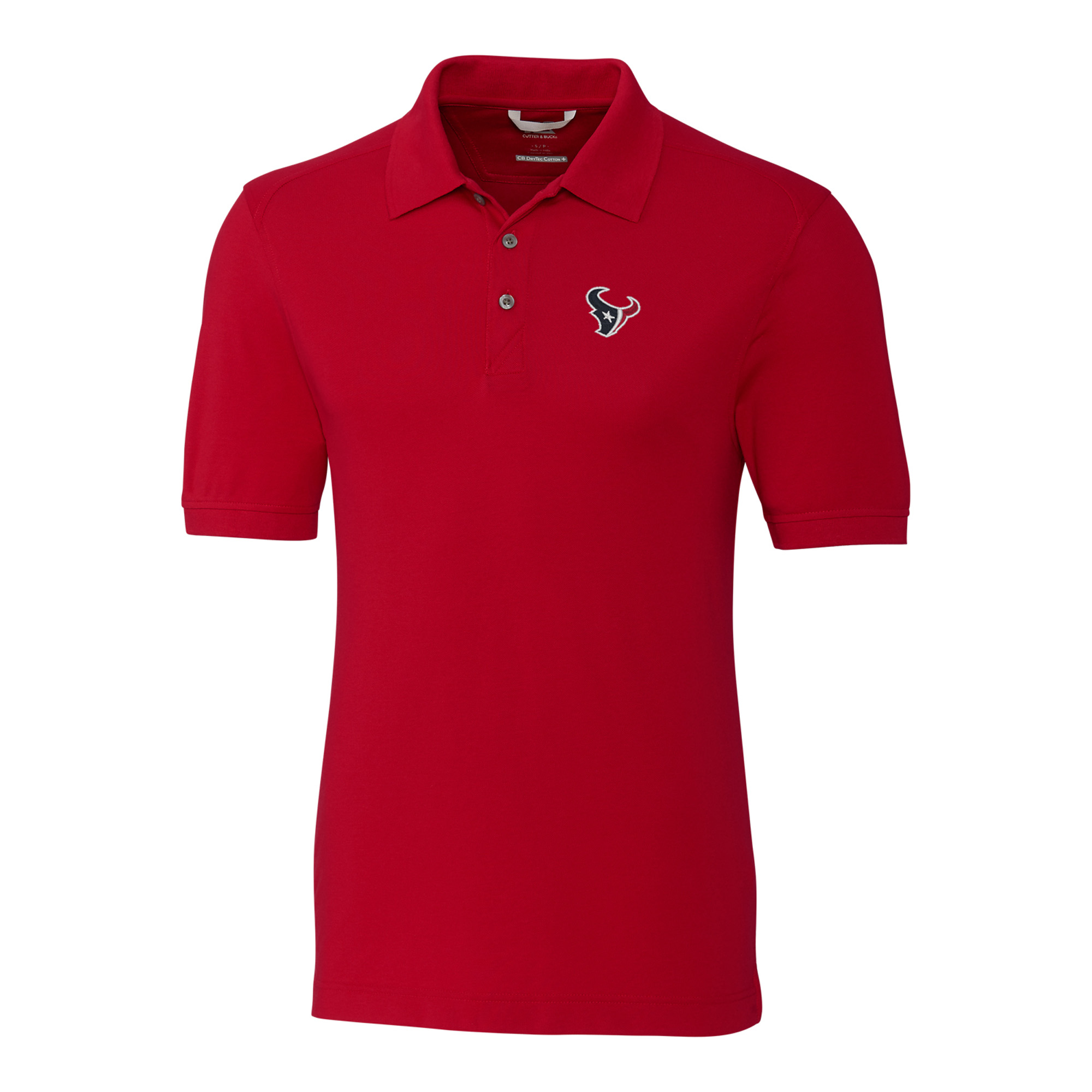 Men's Cutter & Buck Red Houston Texans Big & Tall Advantage Polo