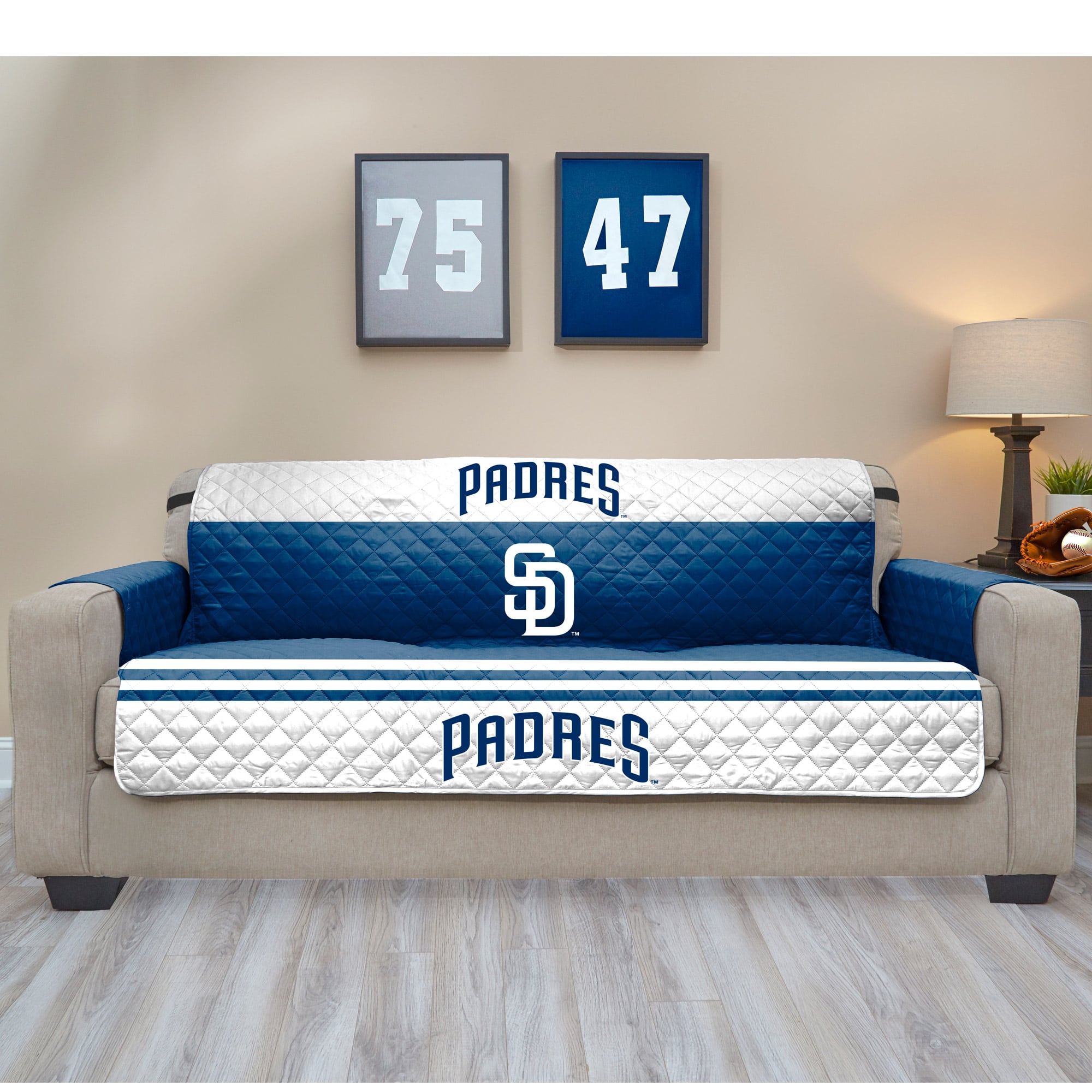 Blue San Diego Padres Sofa Protector