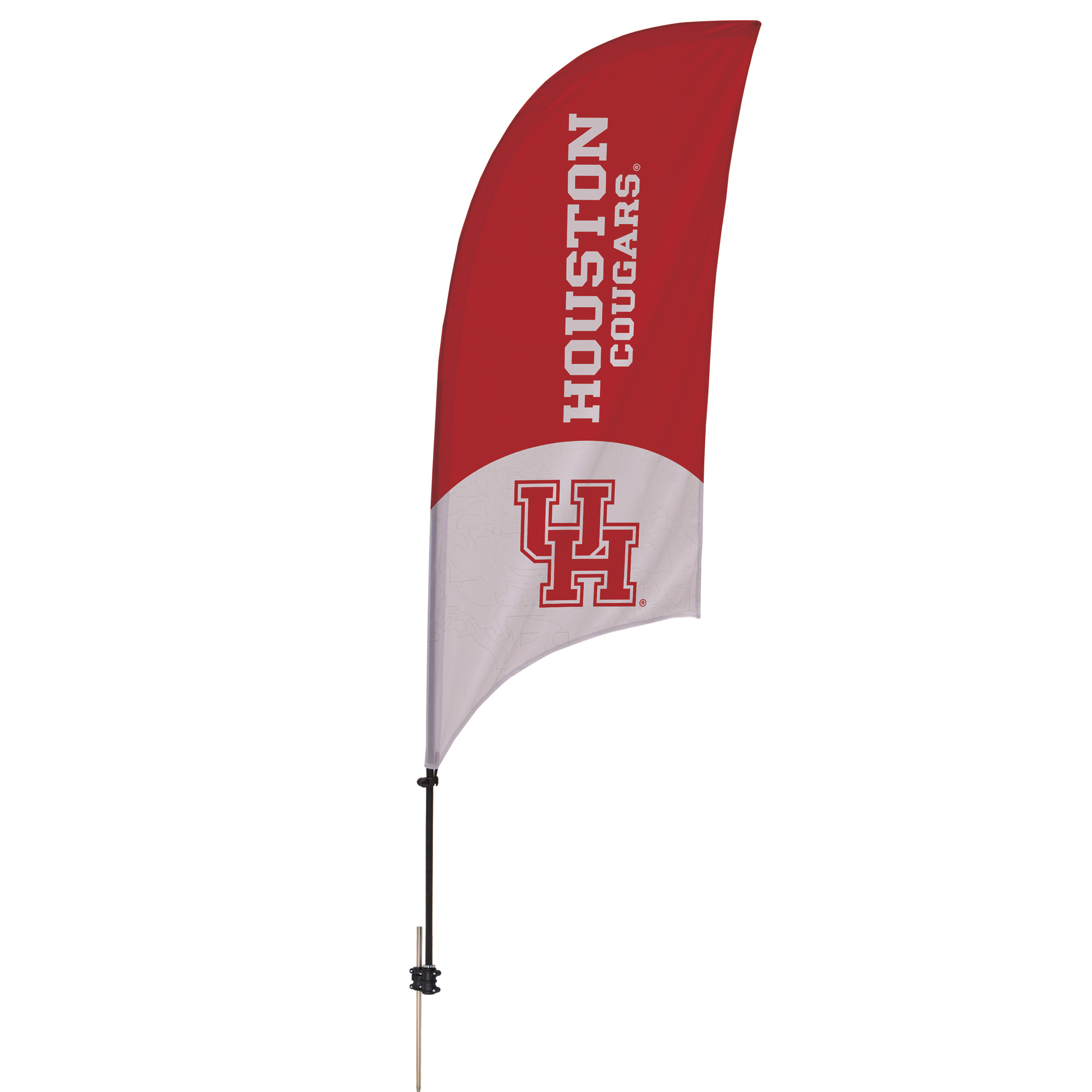Houston Cougars 7.5' Logo Razor Feather Flag
