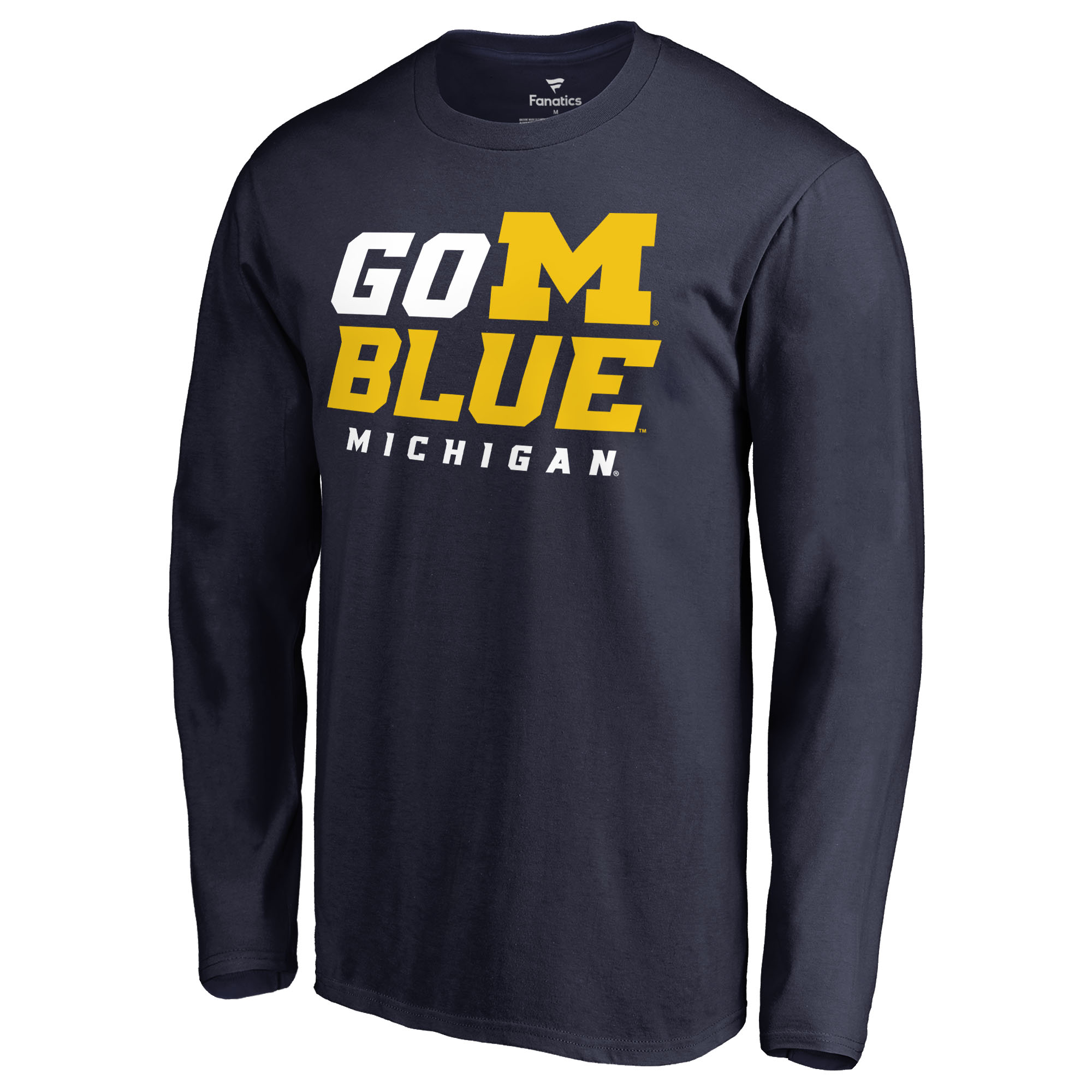 Men’s Navy Michigan Wolverines Hometown Collection Go Blue Long Sleeve T-Shirt Men’s Navy Michigan Wolverines Hometown Collection Go Blue Long Sleeve T-Shirt