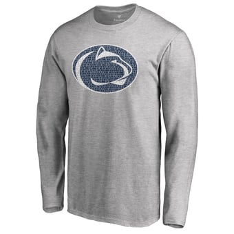 Men's Heathered Gray Penn State Nittany Lions Hometown Collection Long Sleeve T-Shirt