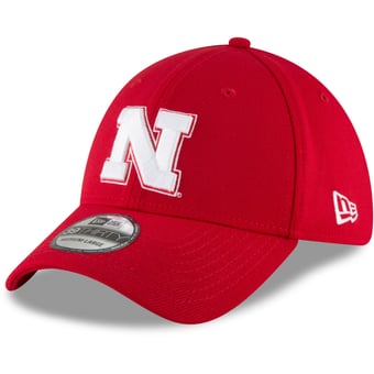 Men's New Era Scarlet Nebraska Huskers College Classic 39Thirty Flex Hat