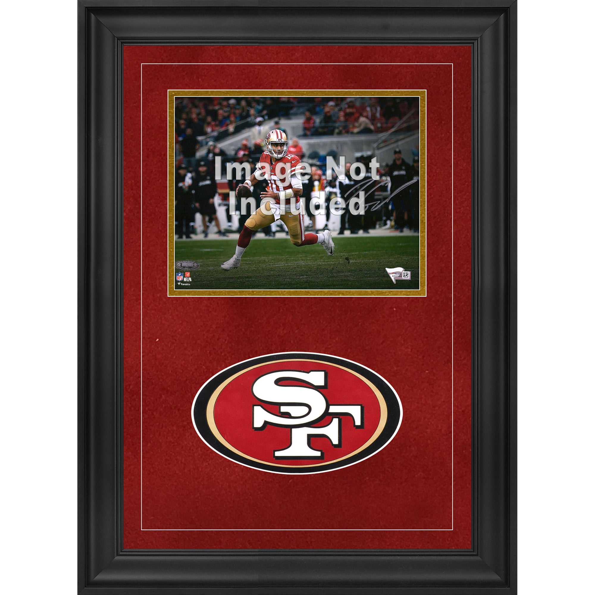 San Francisco 49ers 8'' x 10'' Deluxe Horizontal Photograph Frame with Team Logo