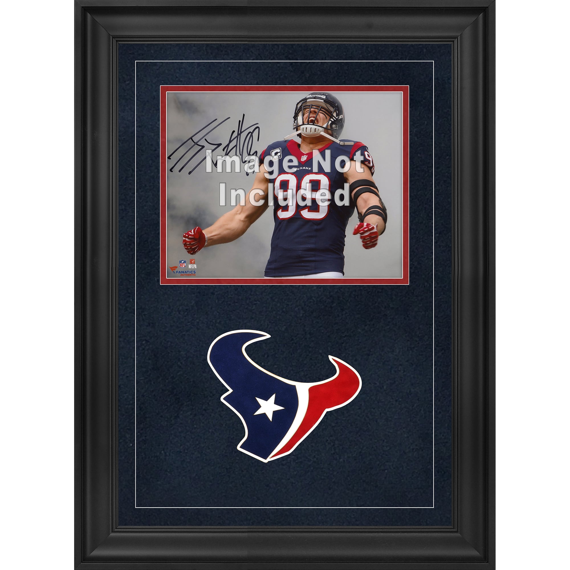 Houston Texans 8'' x 10'' Deluxe Horizontal Photograph Frame with Team Logo