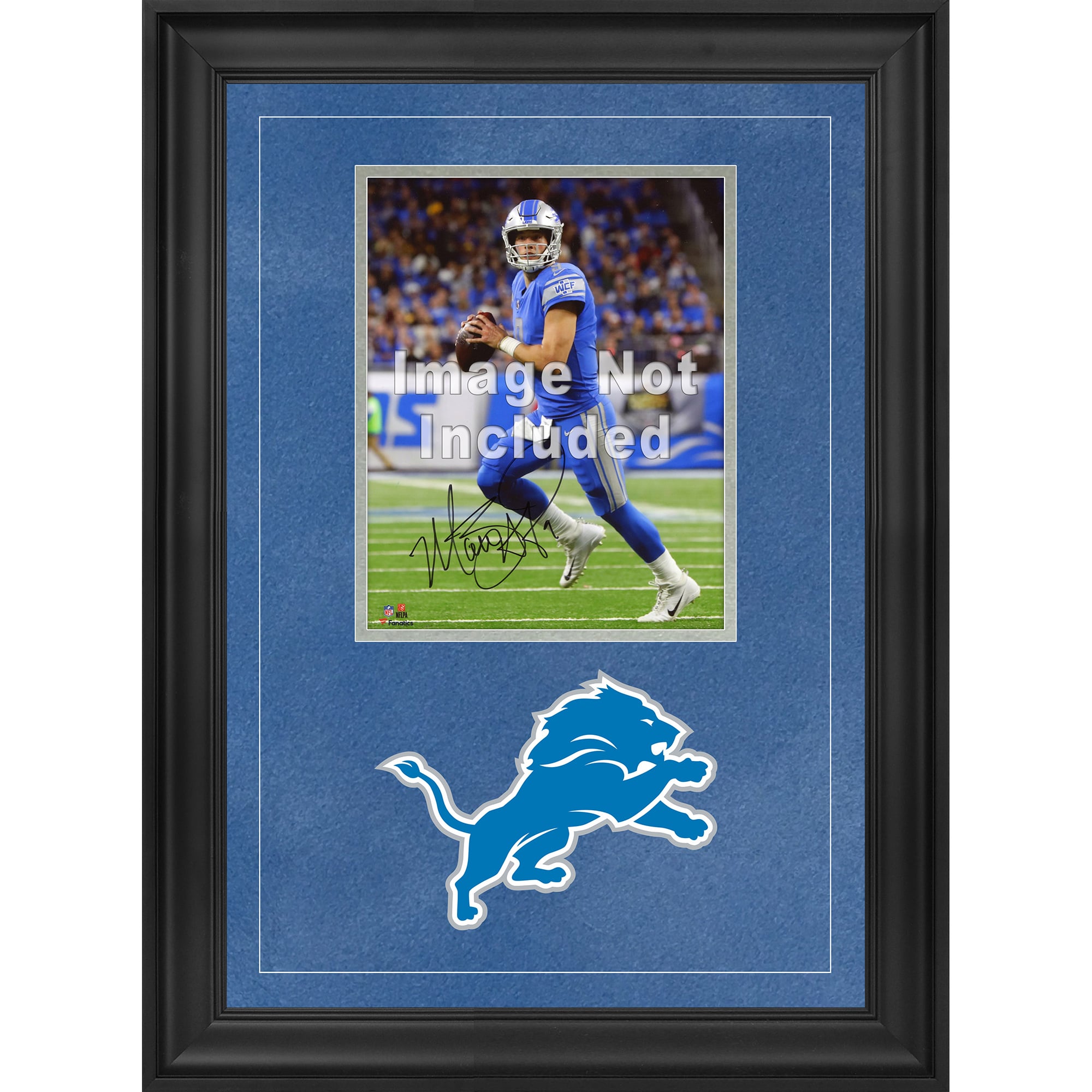 Detroit Lions Deluxe 8'' x 10'' Vertical Photograph Frame with Team Logo
