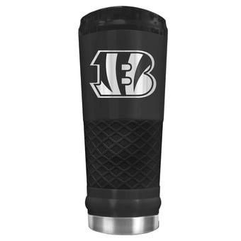 Black Cincinnati Bengals 24oz Stealth Matte Tumbler