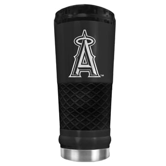 Black Los Angeles Angels Stealth Matte 24oz Tumbler