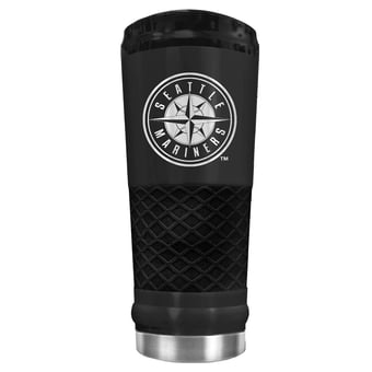Black Seattle Mariners Stealth Matte 24oz Tumbler