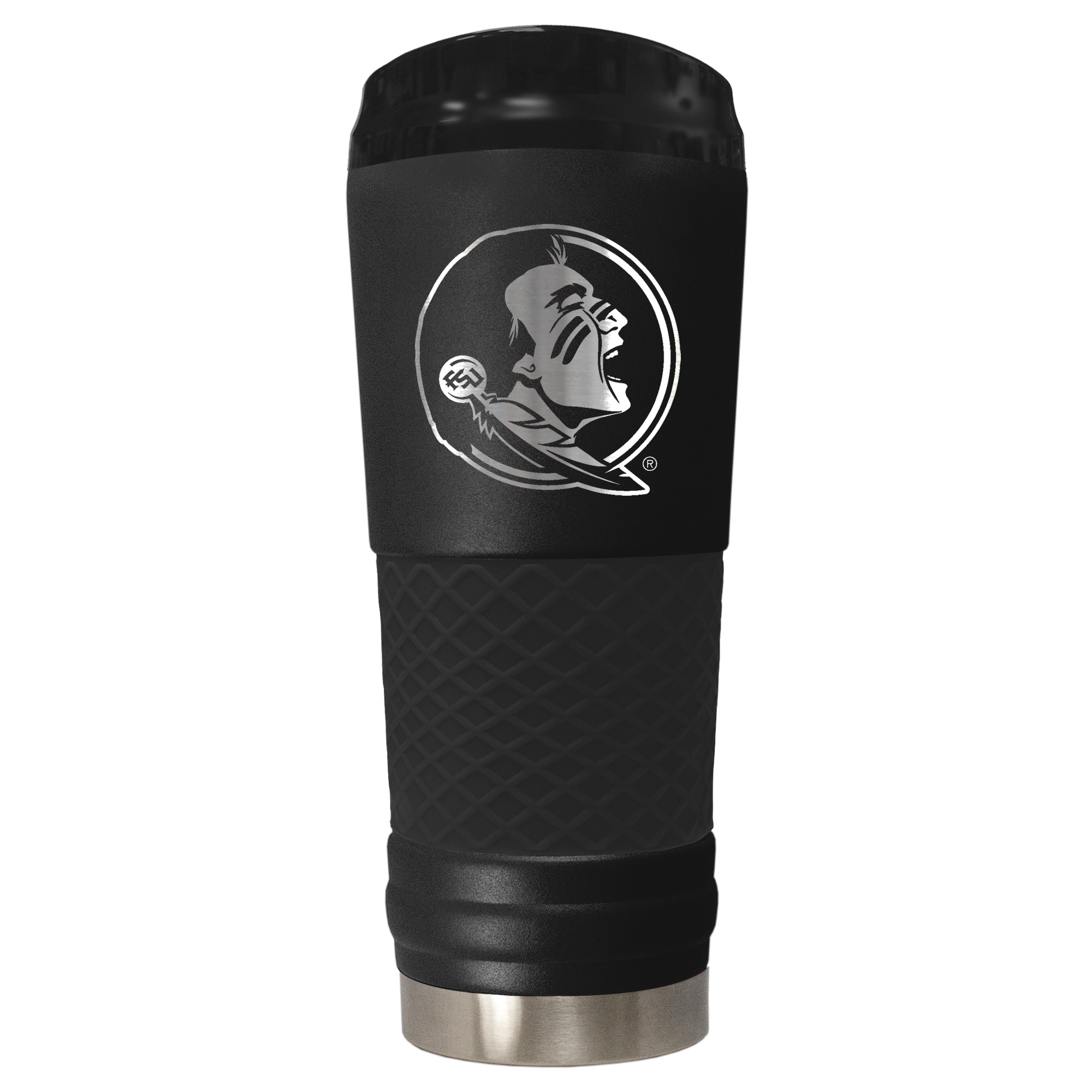 Black Florida State Seminoles Stealth Matte 24oz Tumbler