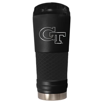 Black GA Tech Yellow Jackets Stealth Matte 24oz Tumbler