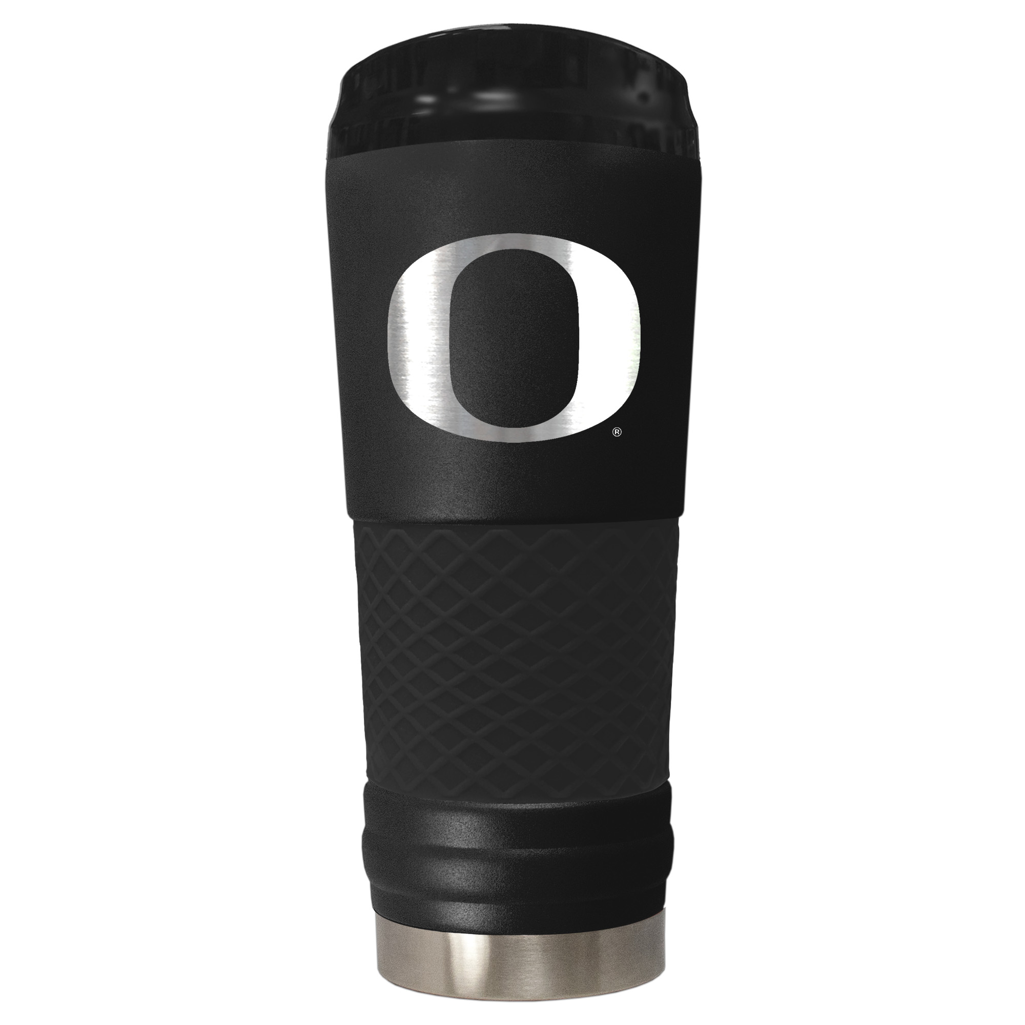 Black Oregon Ducks Stealth Matte 24oz Tumbler
