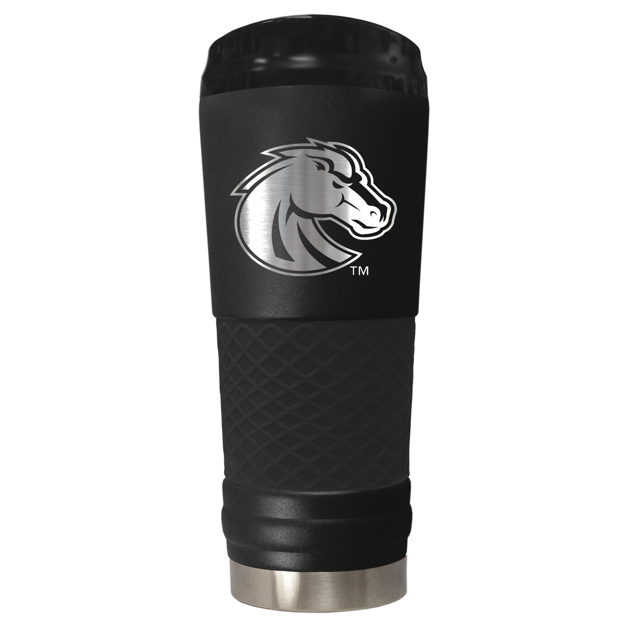 Black Boise State Broncos Stealth Matte 24oz Tumbler