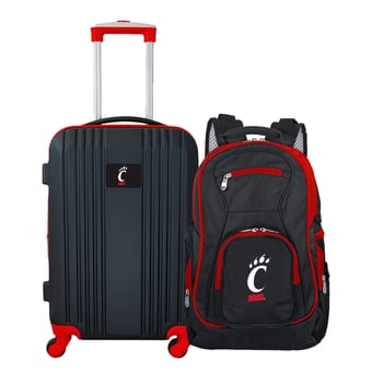 MOJO Black Cincinnati Bearcats 2-Piece Luggage & Backpack Set