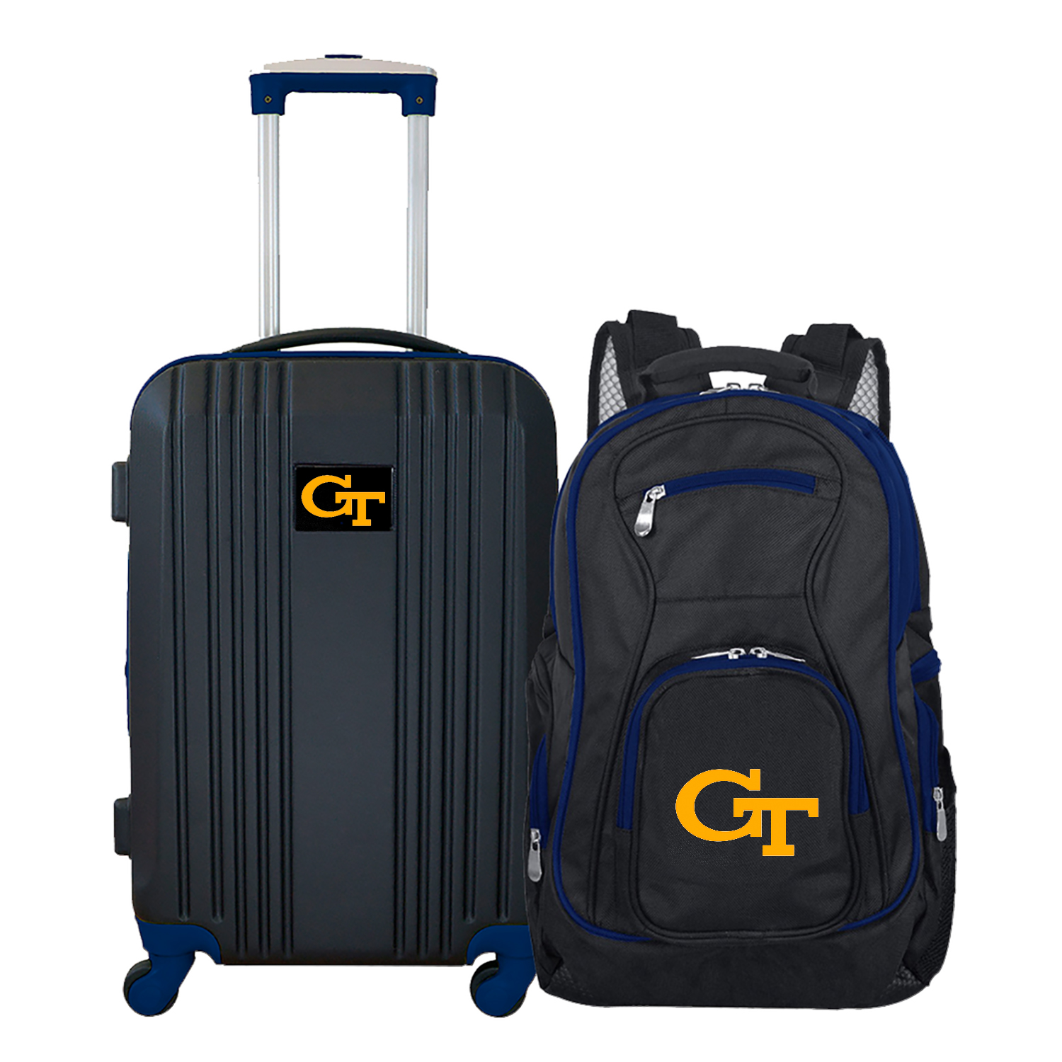 MOJO Black GA Tech Yellow Jackets 2-Piece Luggage & Backpack Set