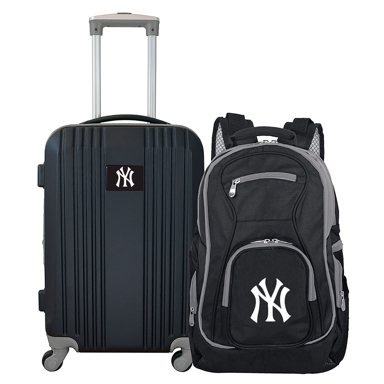 MOJO Black New York Yankees 2-Piece Luggage & Backpack Set MOJO Black New York Yankees 2-Piece Luggage & Backpack Set