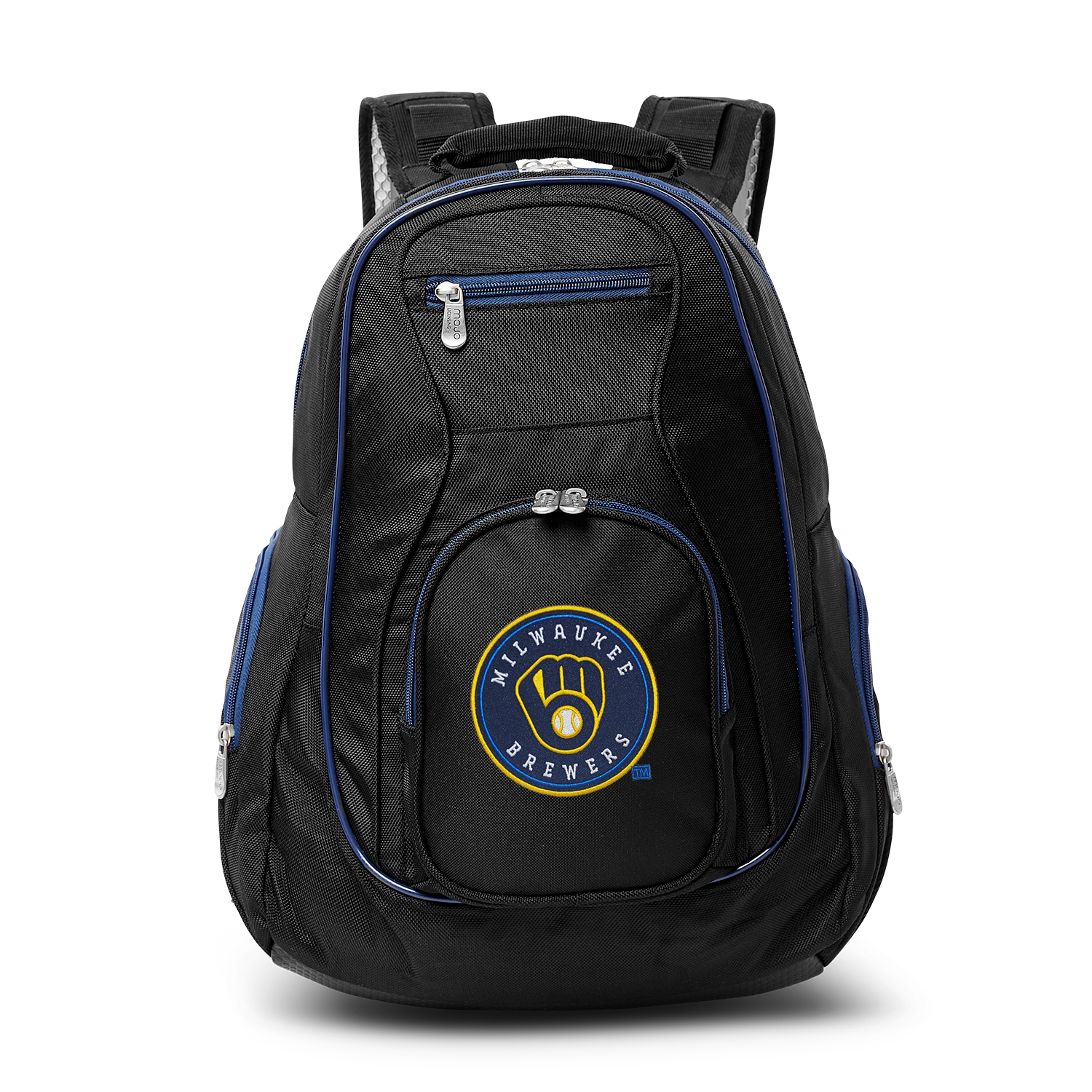 MOJO Black Milwaukee Brewers Trim Color Laptop Backpack MOJO Black Milwaukee Brewers Trim Color Laptop Backpack
