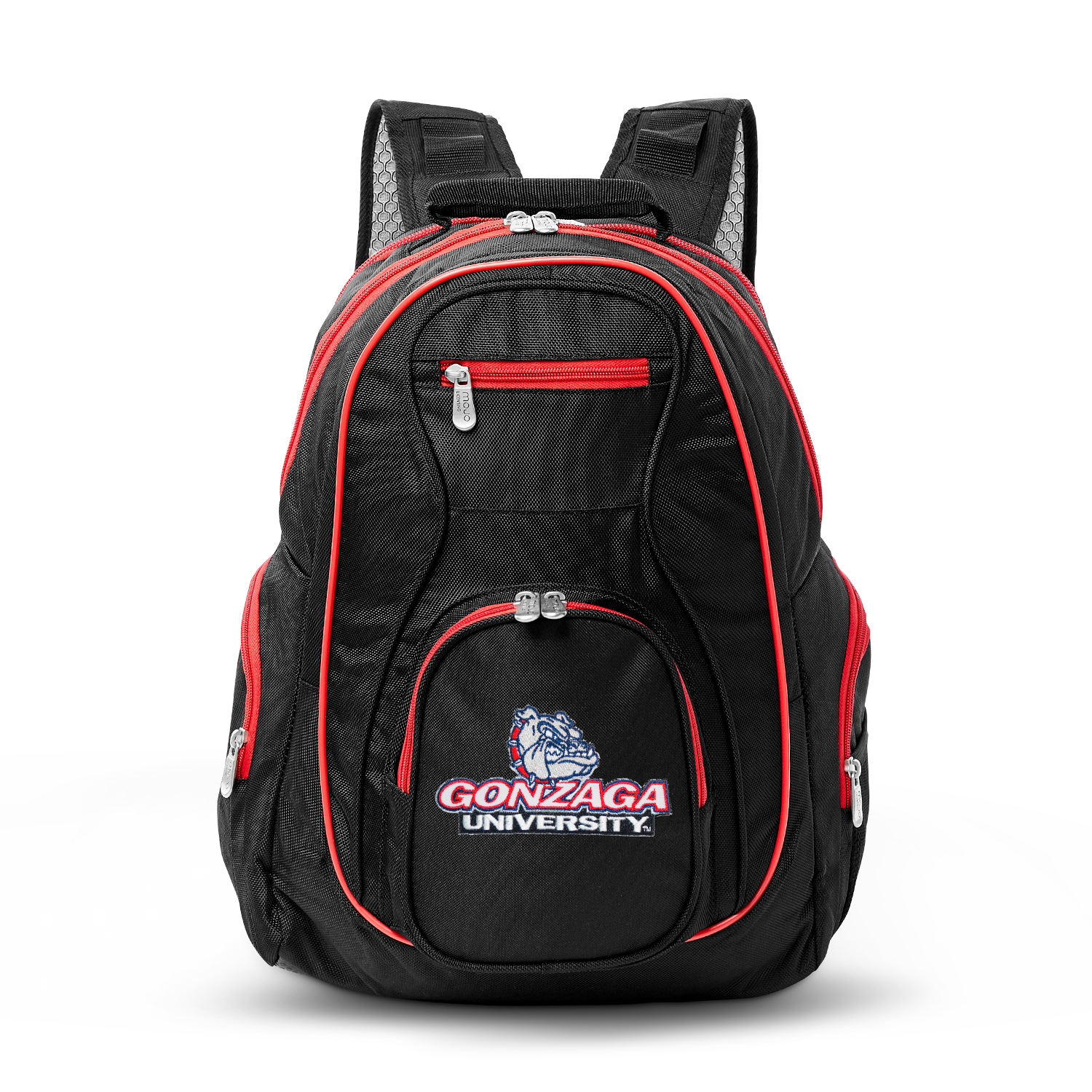 MOJO Black Gonzaga Bulldogs Trim Color Laptop Backpack
